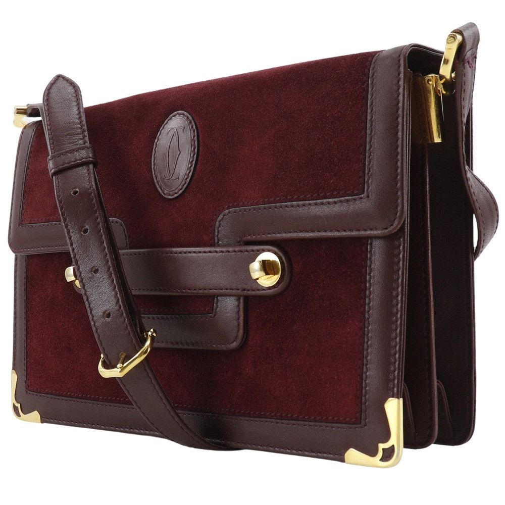Cartier Cartier Cartier Must Line Suede Calf Shoulder Bag Suede Shoulder Bag Size ONE SIZE - 2 Thumbnail