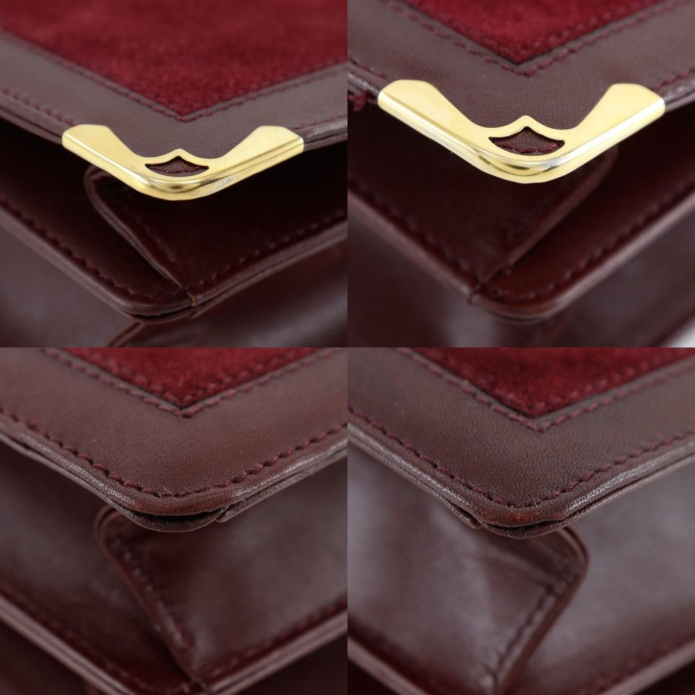 Cartier Cartier Cartier Must Line Suede Calf Shoulder Bag Suede Shoulder Bag Size ONE SIZE - 4 Thumbnail