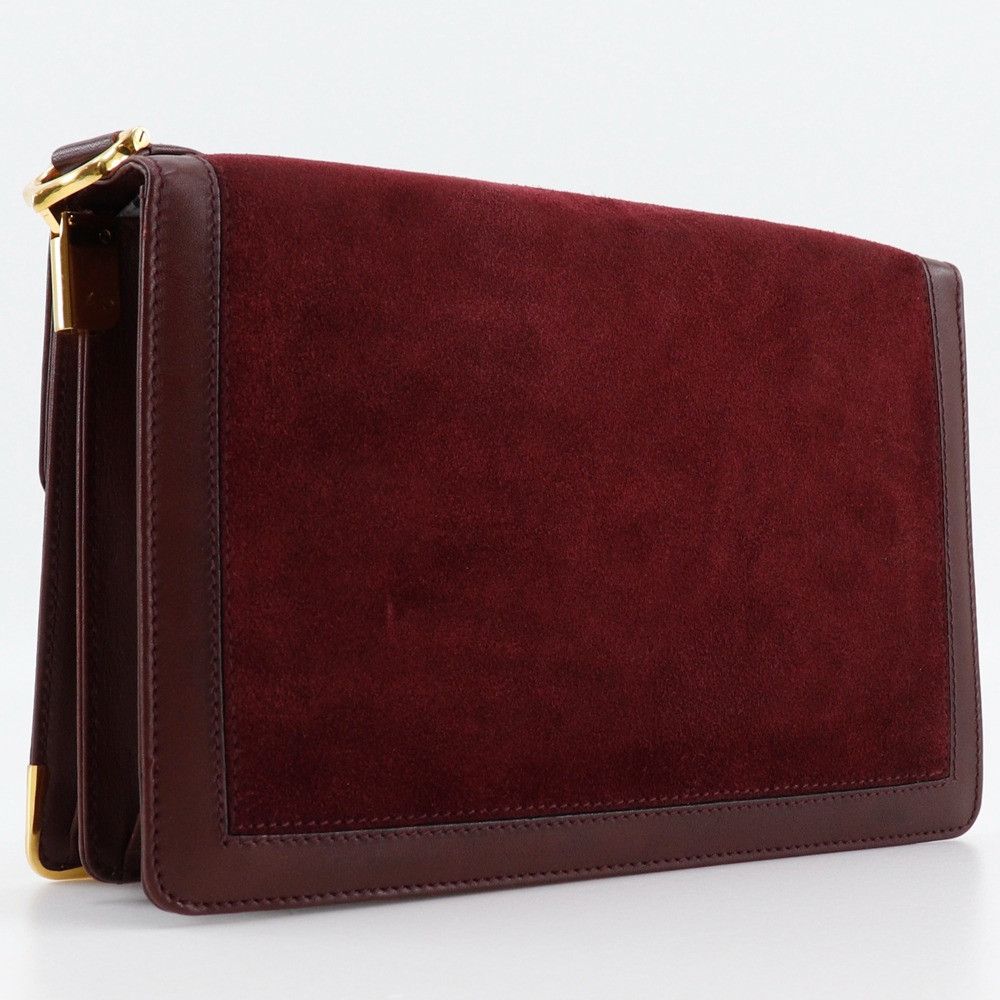 Cartier Cartier Cartier Must Line Suede Calf Shoulder Bag Suede Shoulder Bag Size ONE SIZE - 3 Thumbnail