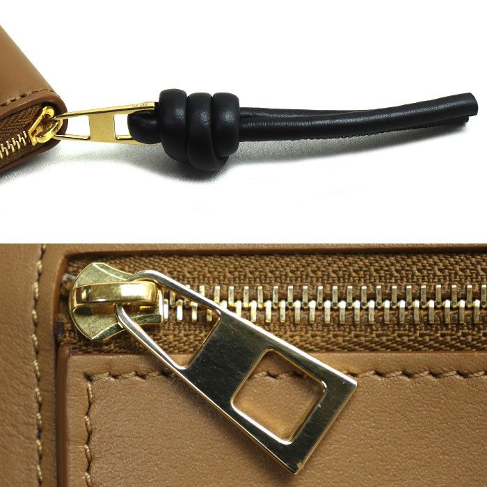 Loewe Loewe Loewe Knot Calfskin Long Wallet Leather Long Wallet CEM1G39X01 Size ONE SIZE - 5 Thumbnail