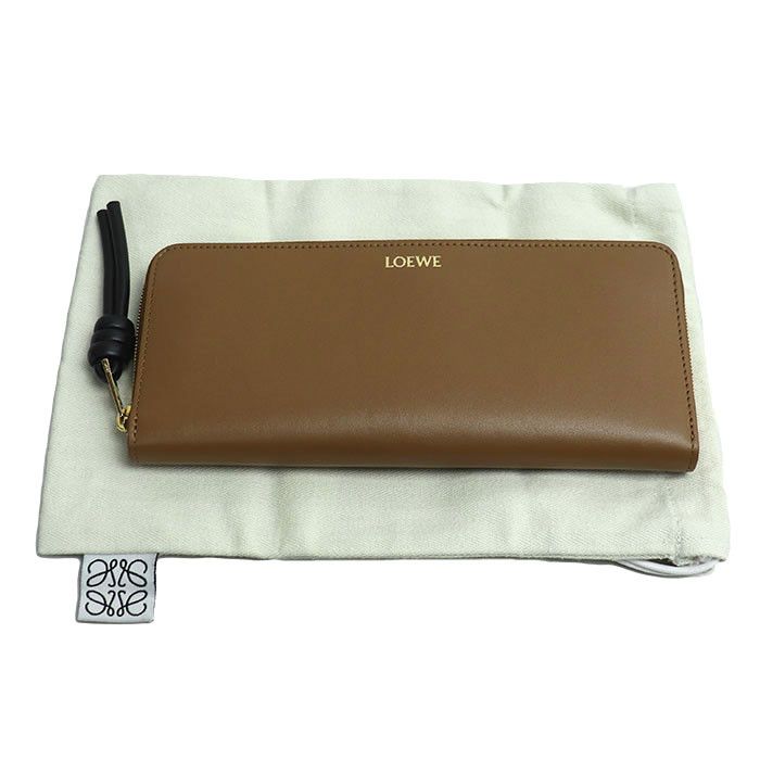 Loewe Loewe Loewe Knot Calfskin Long Wallet Leather Long Wallet CEM1G39X01 Size ONE SIZE - 7 Thumbnail