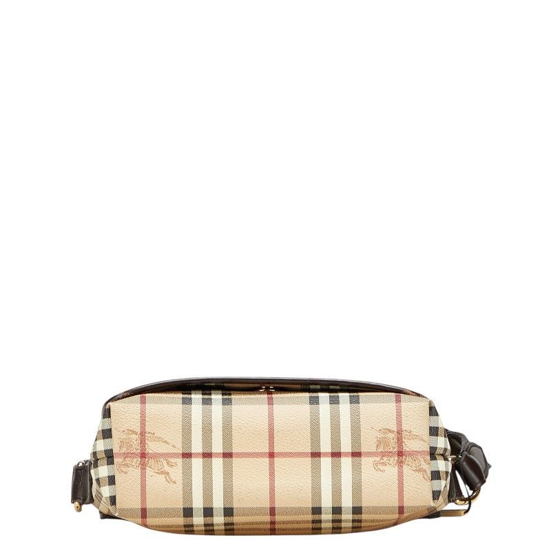 Burberry Burberry Burberry Haymarket Check Shadow Horse PVC Shoulder Bag Leather Crossbody Bag Size ONE SIZE - 3 Thumbnail
