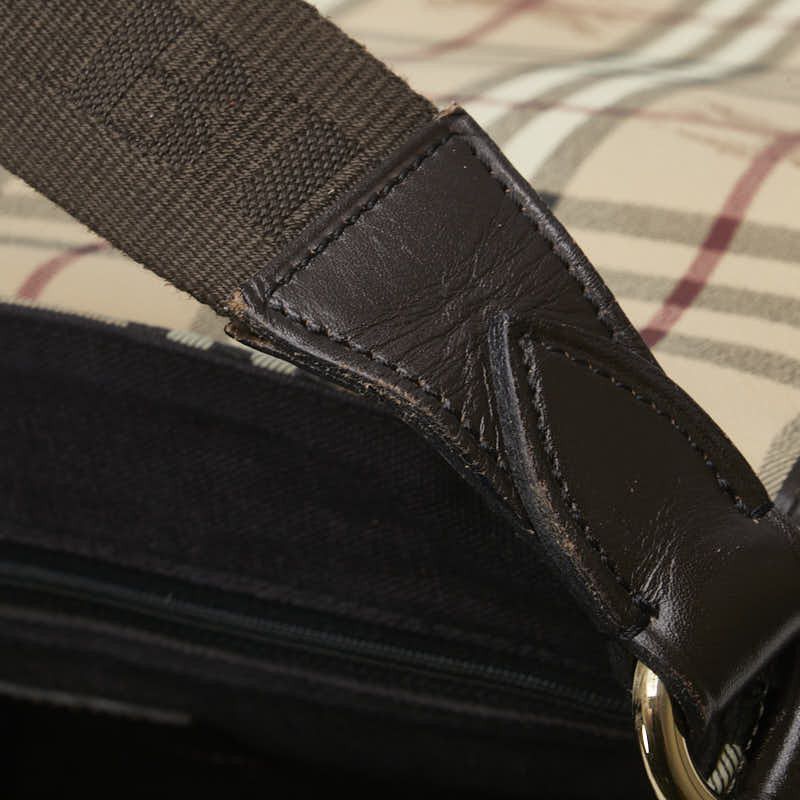 Burberry Burberry Burberry Haymarket Check Shadow Horse PVC Shoulder Bag Leather Crossbody Bag Size ONE SIZE - 8 Thumbnail