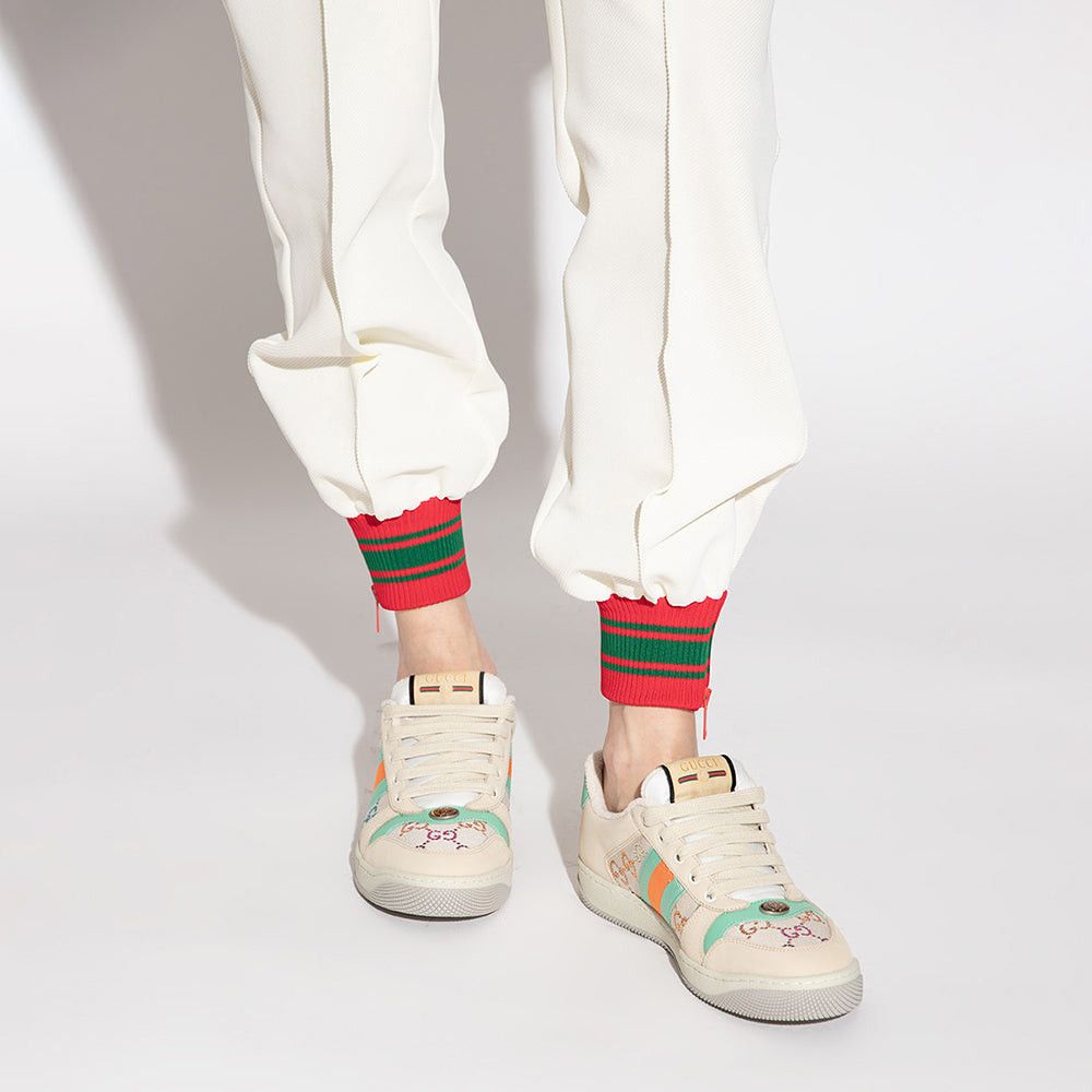 Gucci Gucci GG Crystal Screener Sneakers SIZE 39 Size ONE SIZE - 4 Thumbnail