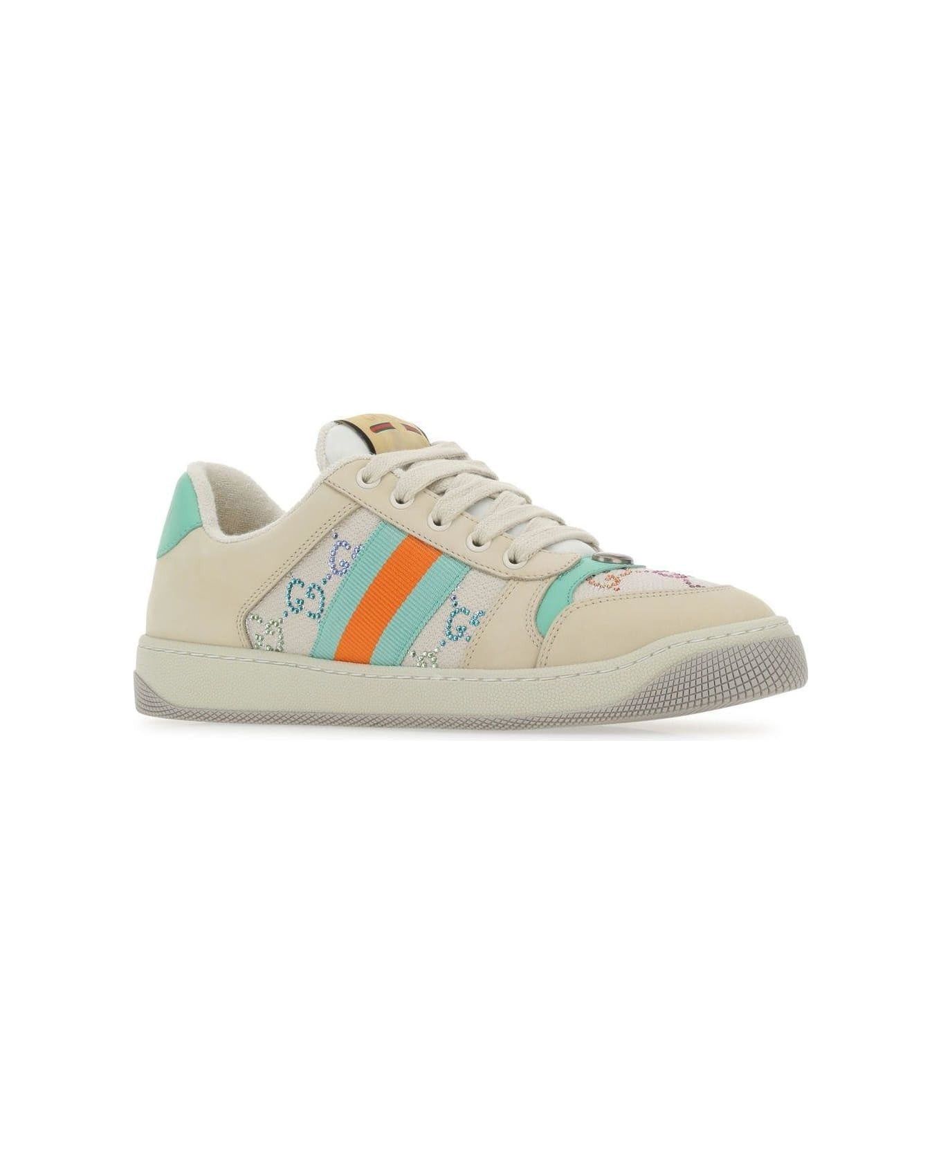 Gucci Gucci GG Crystal Screener Sneakers SIZE 39 Size ONE SIZE - 2 Thumbnail