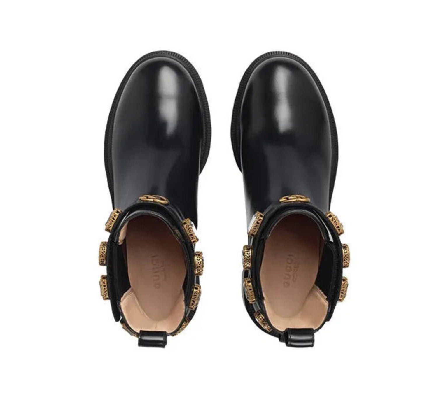 Gucci Gucci GG Crystal Belt Ankle Boots SIZE 37 Size ONE SIZE - 4 Thumbnail