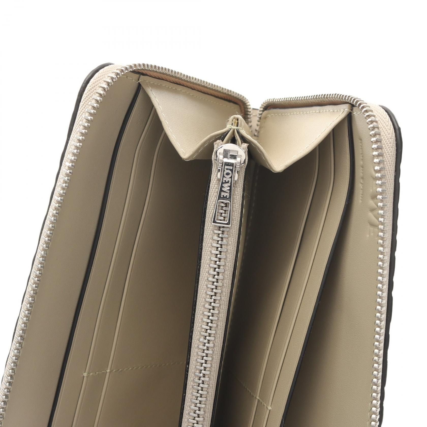 Loewe Loewe Loewe Repeat Anagram Leather Long Wallet Leather Long Wallet Size ONE SIZE - 6 Thumbnail