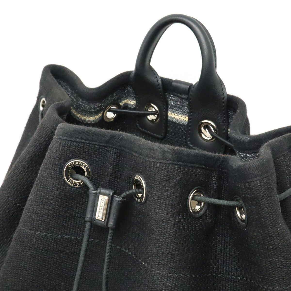 Chanel Chanel Chanel Deauville Line Canvas 2way Backpack Canvas Backpack A93787 DUTY FREE for USA Size ONE SIZE - 6 Thumbnail