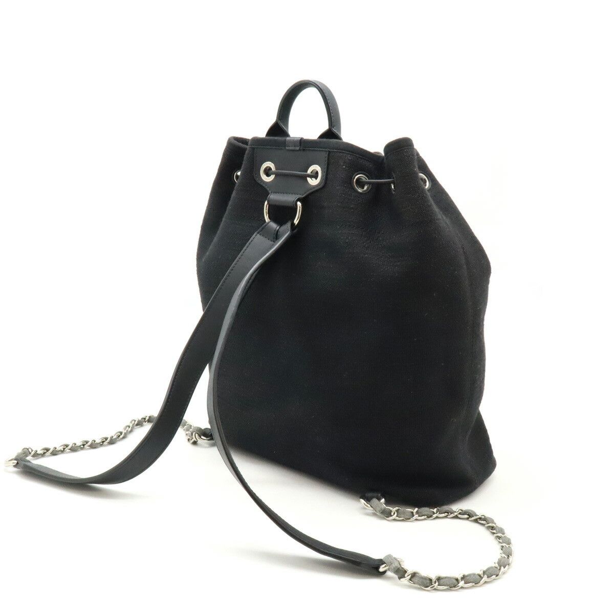 Chanel Chanel Chanel Deauville Line Canvas 2way Backpack Canvas Backpack A93787 DUTY FREE for USA Size ONE SIZE - 2 Thumbnail