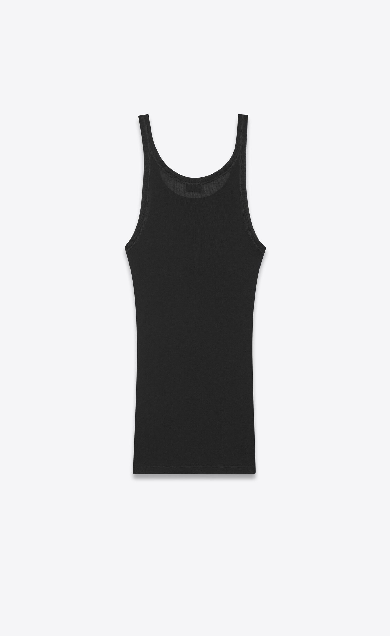 Saint Laurent Paris cassandre tank top in ribbed jersey Size US XS / EU 42 / 0 - 2 Thumbnail