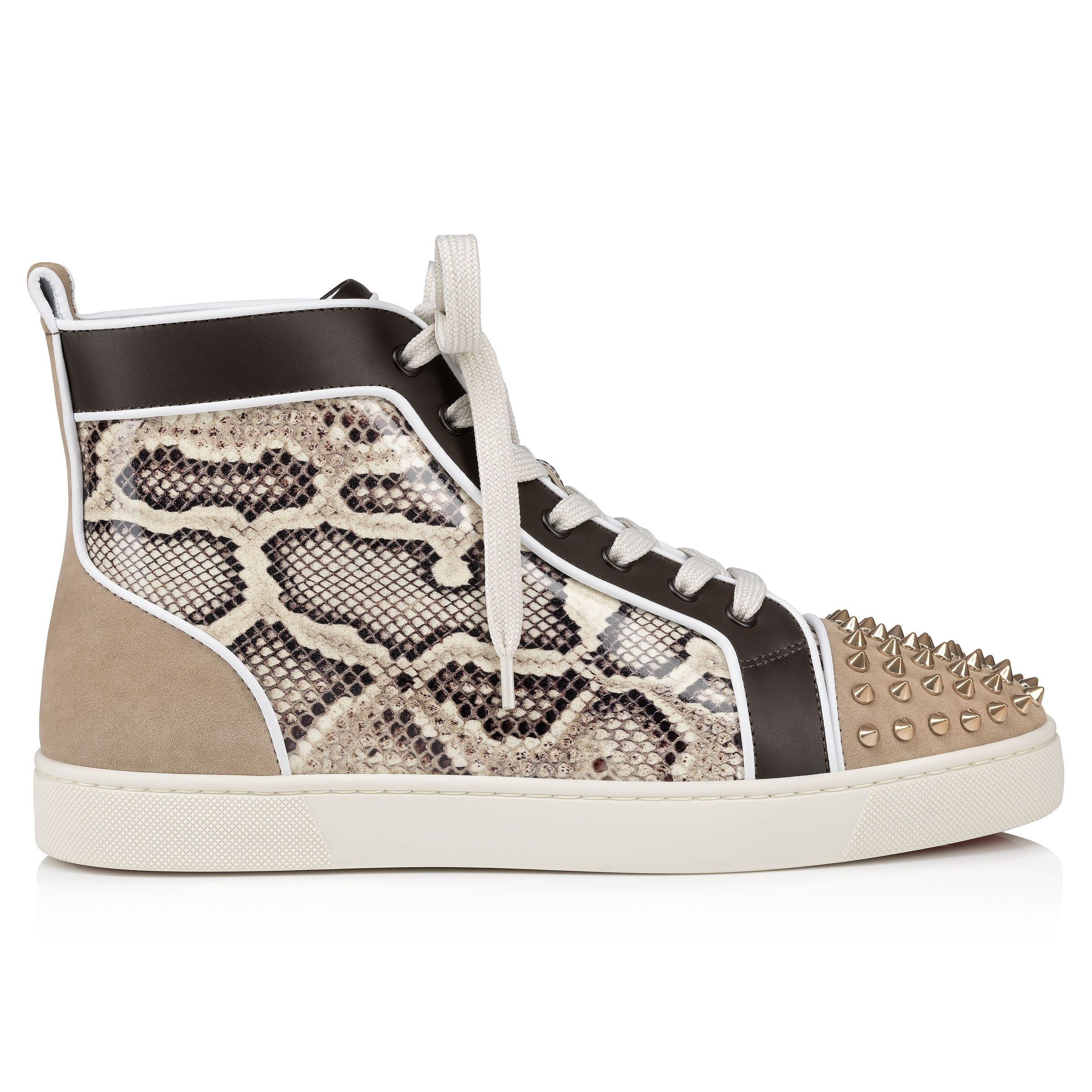 Christian Louboutin lou spikes orlato piton Size US 7 / EU 40 - 2 Thumbnail