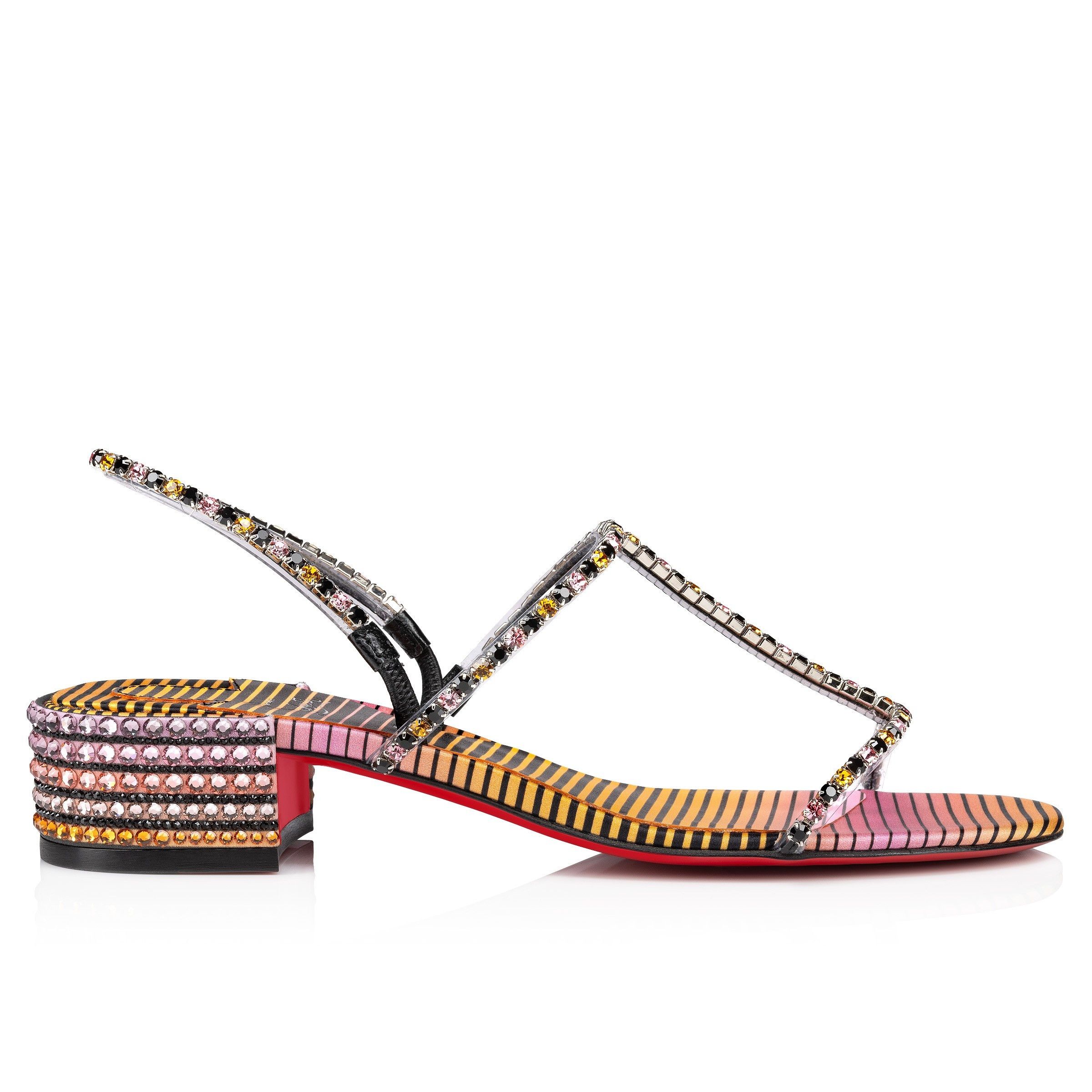 Christian Louboutin simple queenie sandal strass aftersun Size US 8 / IT 38 - 2 Thumbnail