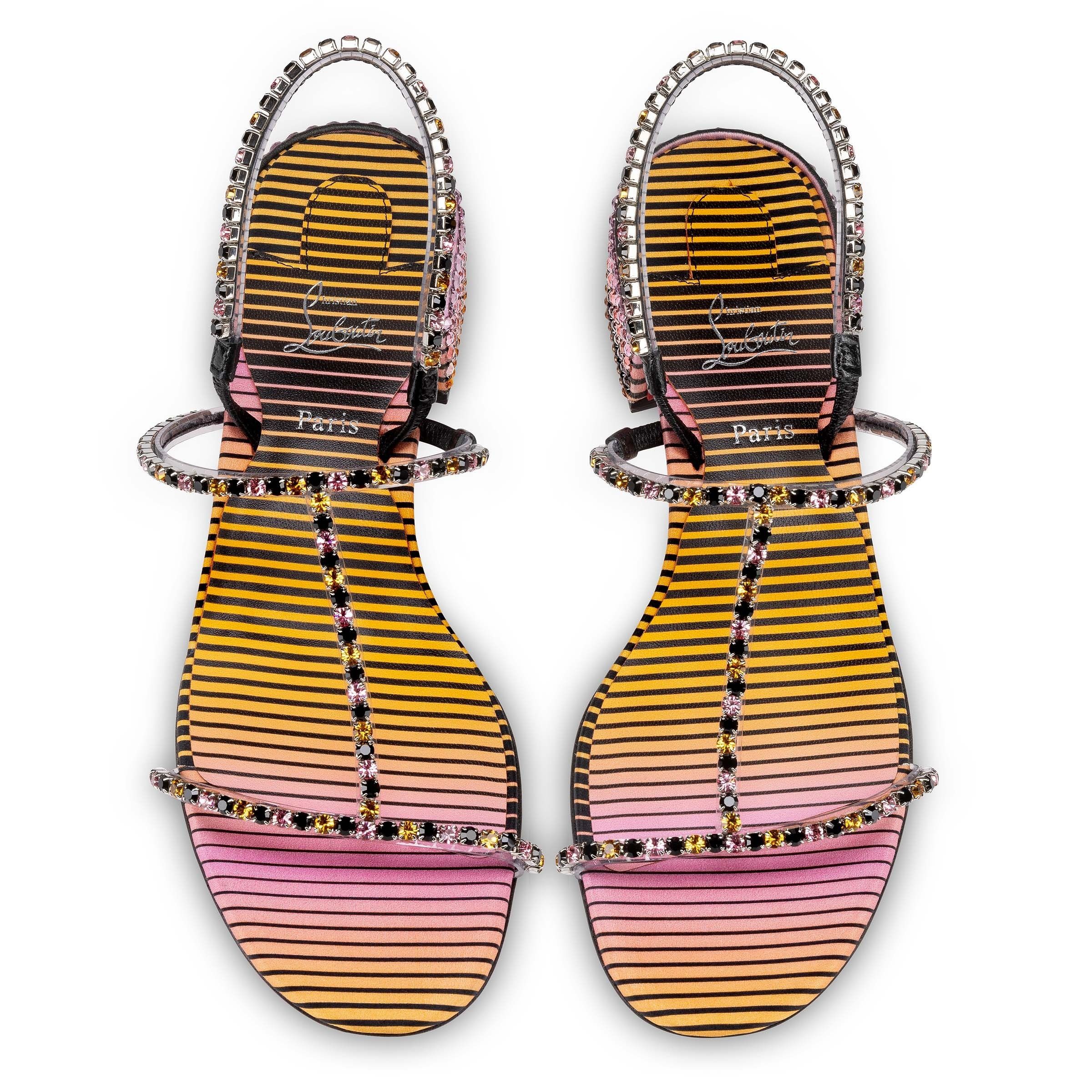 Christian Louboutin simple queenie sandal strass aftersun Size US 11 / IT 41 - 4 Thumbnail