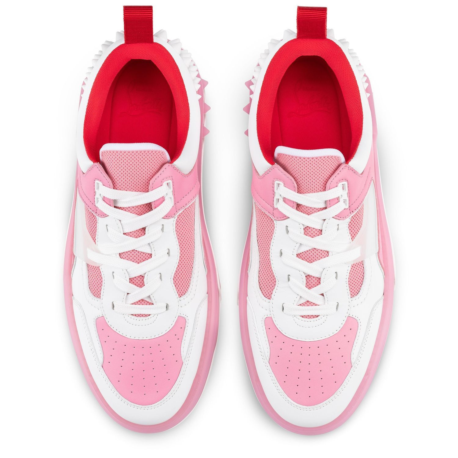 Christian Louboutin astroloubi womens white/pink Size US 9 / IT 39 - 3 Thumbnail