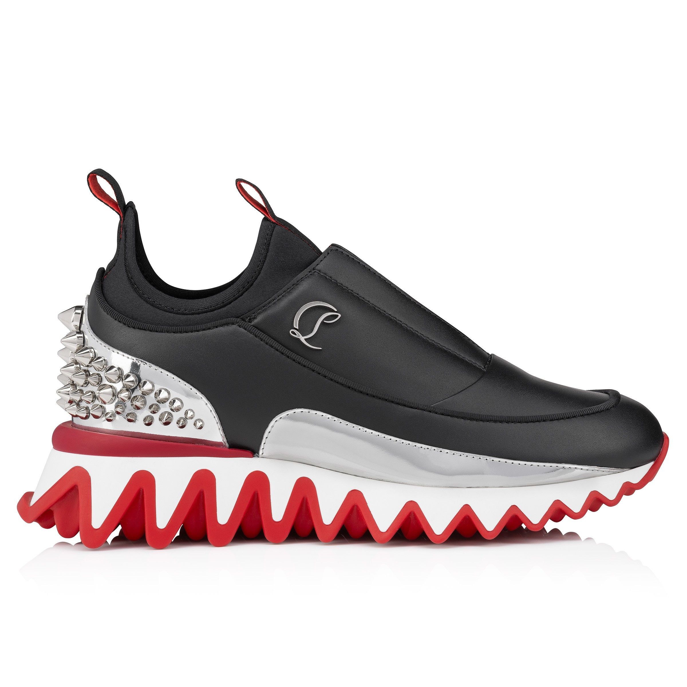 Christian Louboutin sharkyloub spike black Size US 6 / IT 36 - 3 Thumbnail