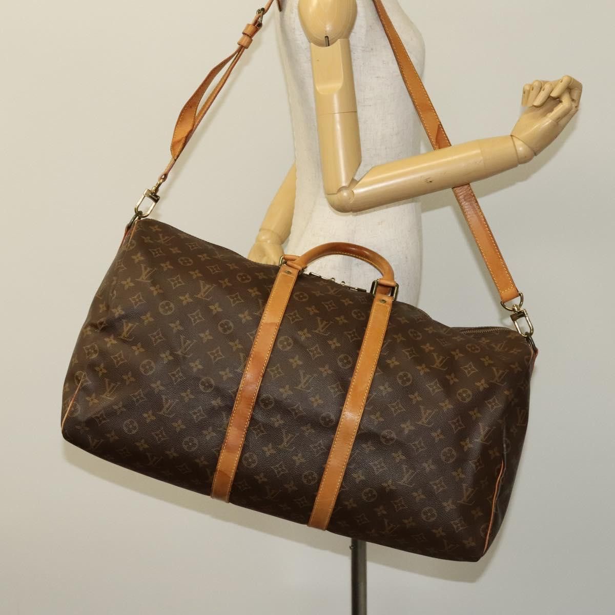 Louis Vuitton Louis Vuitton Keepall Bandoulière 55 travel Size ONE SIZE - 16 Thumbnail