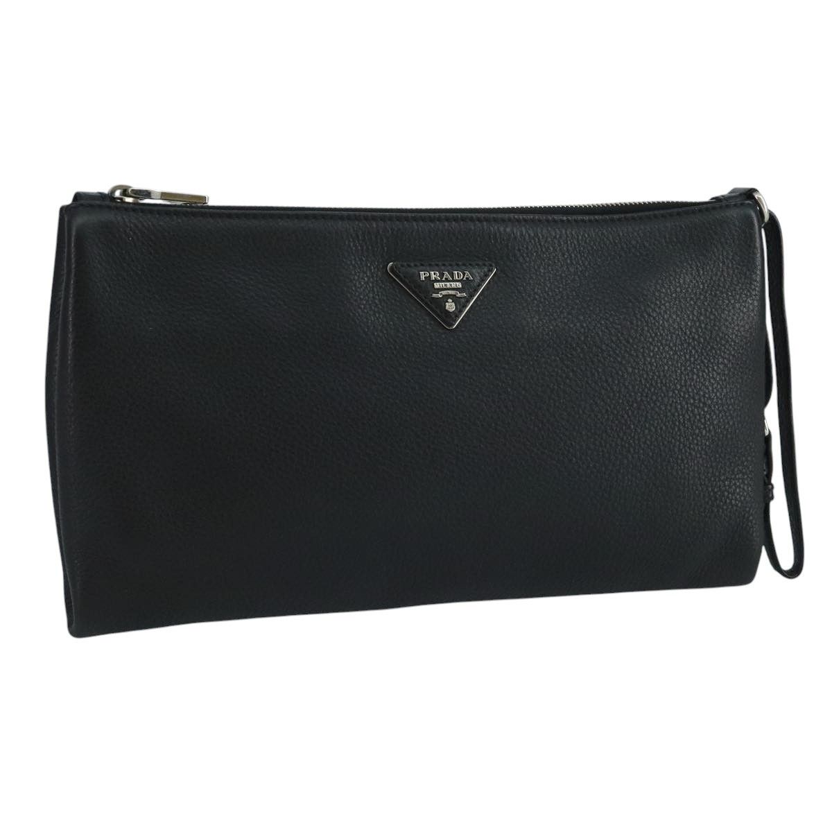 Prada Prada Triangle Logo clutch Size ONE SIZE - 13 Thumbnail