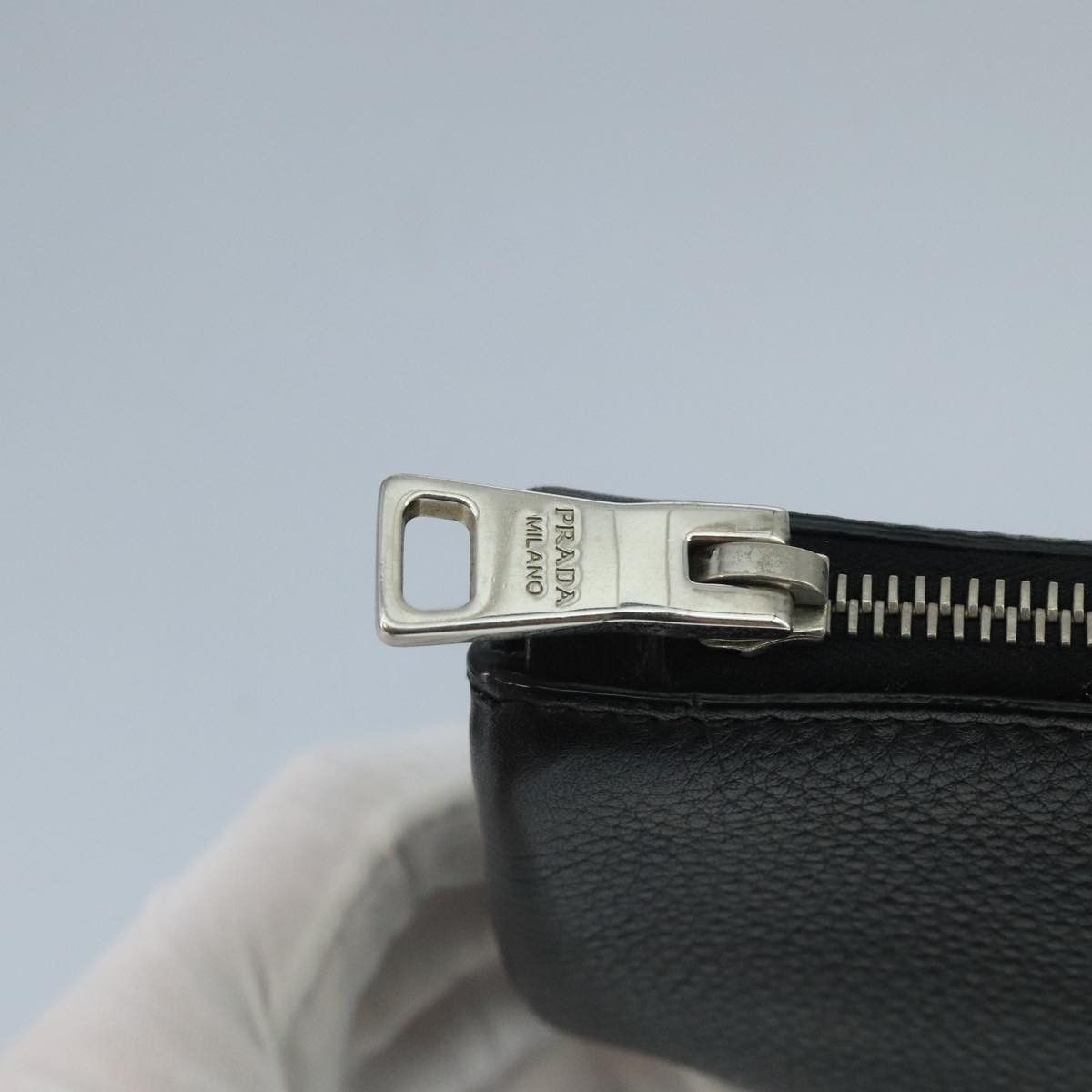 Prada Prada Triangle Logo clutch Size ONE SIZE - 9 Thumbnail