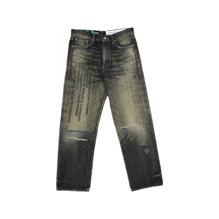 Yohji Yamamoto Yohji Yamamoto x NEIGHBORHOOD Distressed Denim Pants 0079 Size US 26 / EU 42 - 2 Thumbnail
