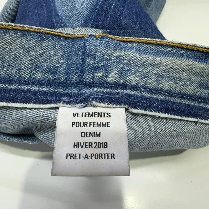Vetements Vetements Casual Fashion Versatile Denim Pants 0079 Size US 26 / EU 42 - 6 Thumbnail