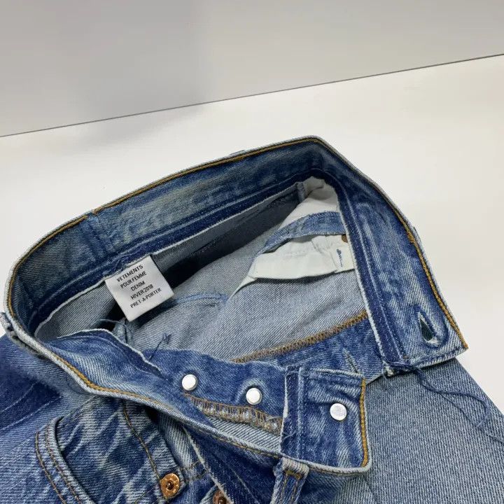 Vetements Vetements Casual Fashion Versatile Denim Pants 0079 Size US 26 / EU 42 - 8 Thumbnail