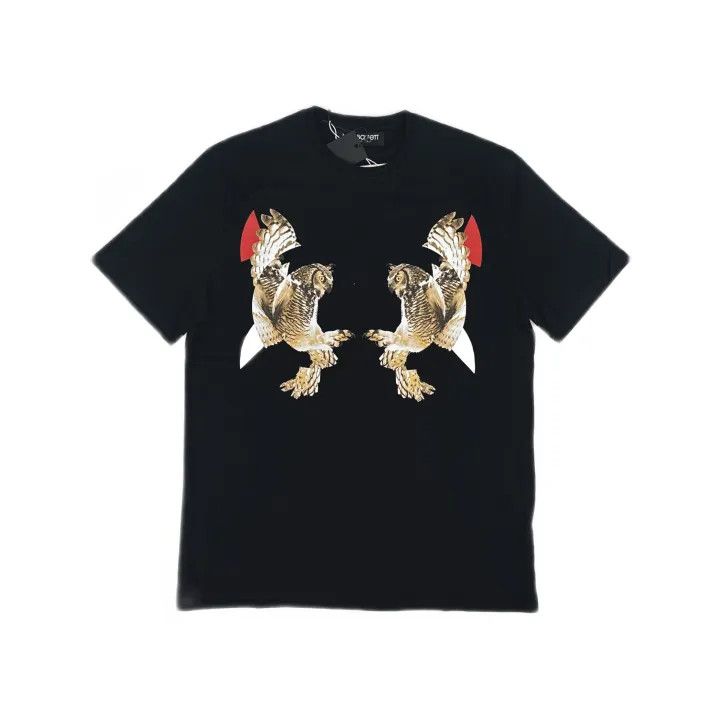 Neil Barrett Neil Barrett Black Graphic Short Sleeve T-Shirt 0079 Size US M / EU 48-50 / 2 - 2 Thumbnail