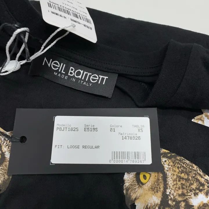 Neil Barrett Neil Barrett Black Short Sleeve T-Shirt 0079 Size US XS / EU 42 / 0 - 6 Thumbnail