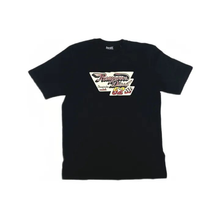 Diesel Diesel Casual Print Round Neck T-Shirt 0079 Size US M / EU 48-50 / 2 - 2 Thumbnail