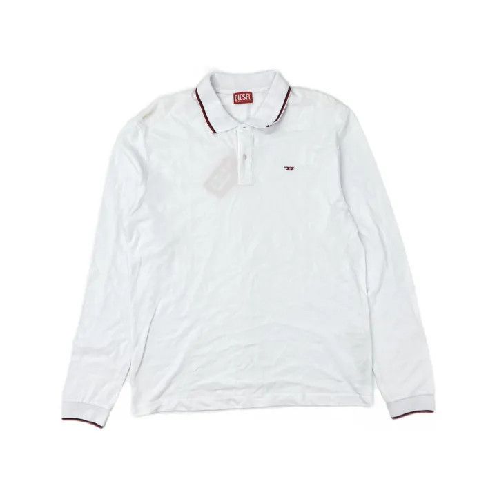 Diesel Diesel SS23 Long Sleeve Casual Polo Shirt 0079 Size US XXL / EU 58 / 5 - 2 Thumbnail