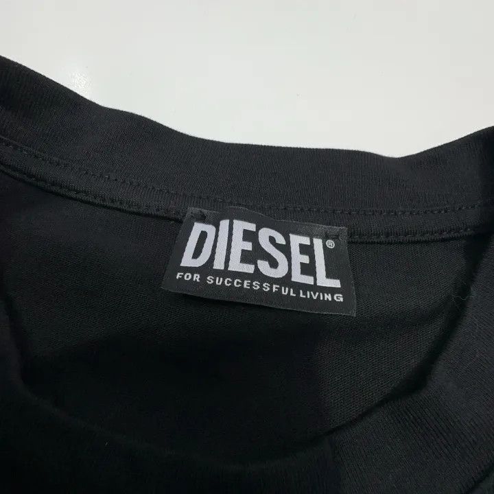 Diesel Diesel Casual Black Letter Print T-shirt 0079 Size US M / EU 48-50 / 2 - 5 Thumbnail