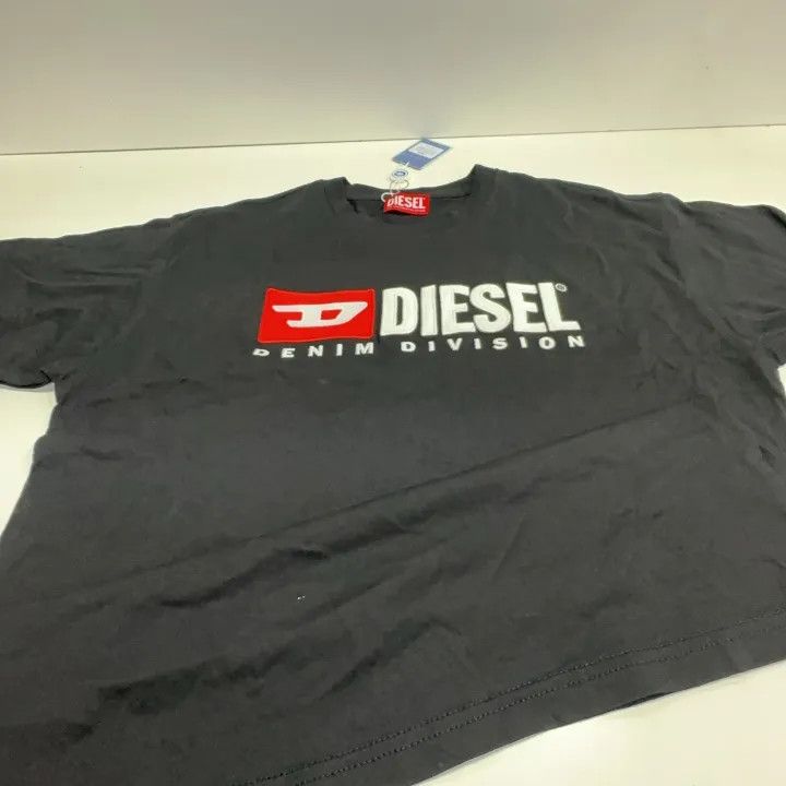 Diesel Diesel Black Logo Print Short Sleeve T-Shirt 0079 Size US XS / EU 42 / 0 - 6 Thumbnail