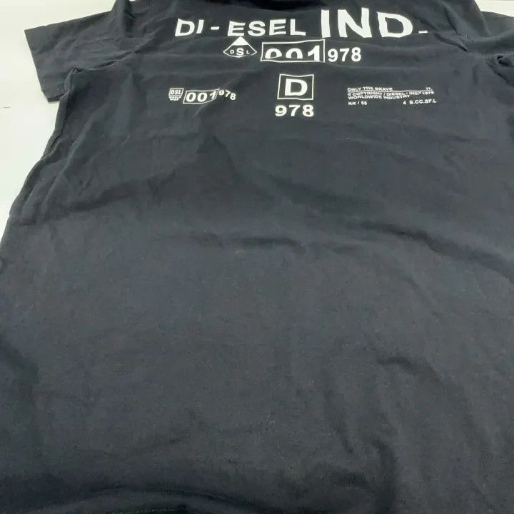 Diesel Diesel Casual Black T-Shirt 0079 Size US M / EU 48-50 / 2 - 6 Thumbnail