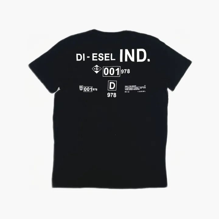 Diesel Diesel Casual Black T-Shirt 0079 Size US M / EU 48-50 / 2 - 3 Thumbnail