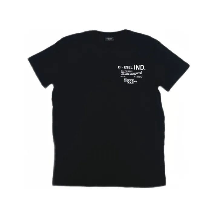 Diesel Diesel Casual Black T-Shirt 0079 Size US M / EU 48-50 / 2 - 2 Thumbnail