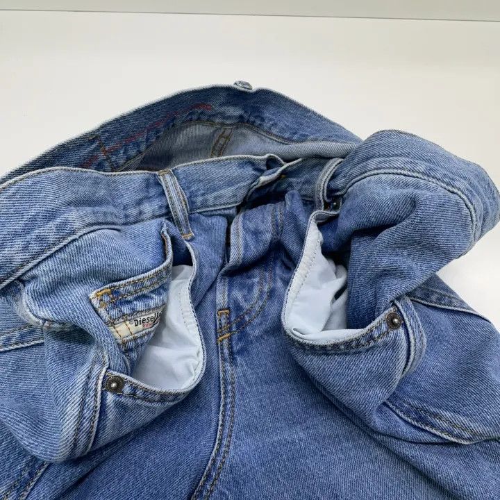 Diesel Diesel Blue Straight Leg Denim Pants 0079 Size US 36 / EU 52 - 7 Thumbnail