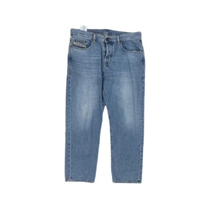 Diesel Diesel Blue Straight Leg Denim Pants 0079 Size US 36 / EU 52 - 2 Thumbnail
