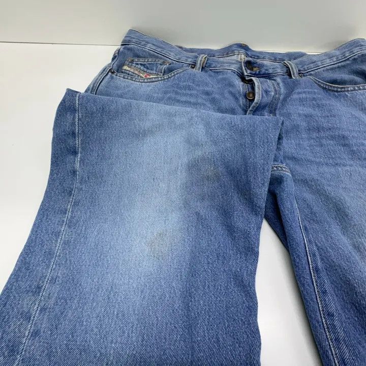 Diesel Diesel Blue Straight Leg Denim Pants 0079 Size US 36 / EU 52 - 8 Thumbnail