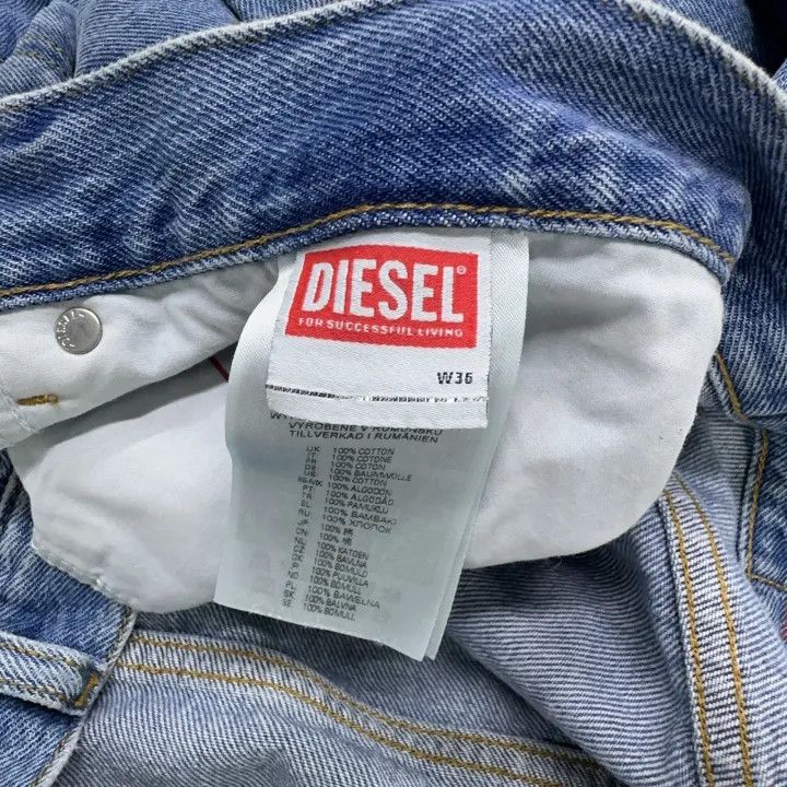 Diesel Diesel Blue Straight Leg Denim Pants 0079 Size US 36 / EU 52 - 5 Thumbnail