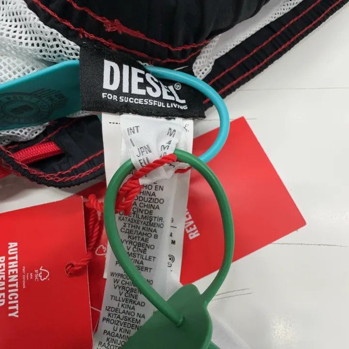 Diesel Diesel Letter Print Drawstring Shorts 0079 Size US 32 / EU 48 - 2 Thumbnail