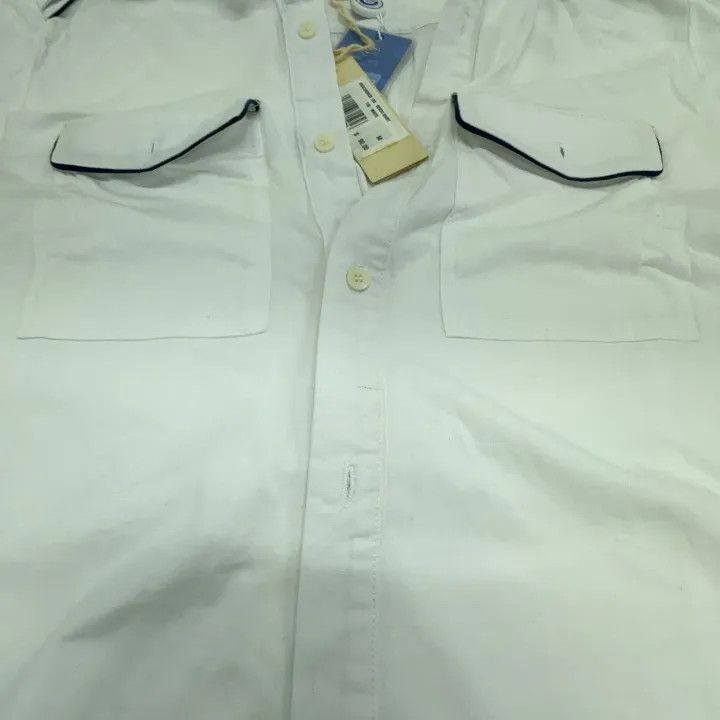 Diesel Diesel Casual White Short Sleeve Shirt 0079 Size US M / EU 48-50 / 2 - 8 Thumbnail