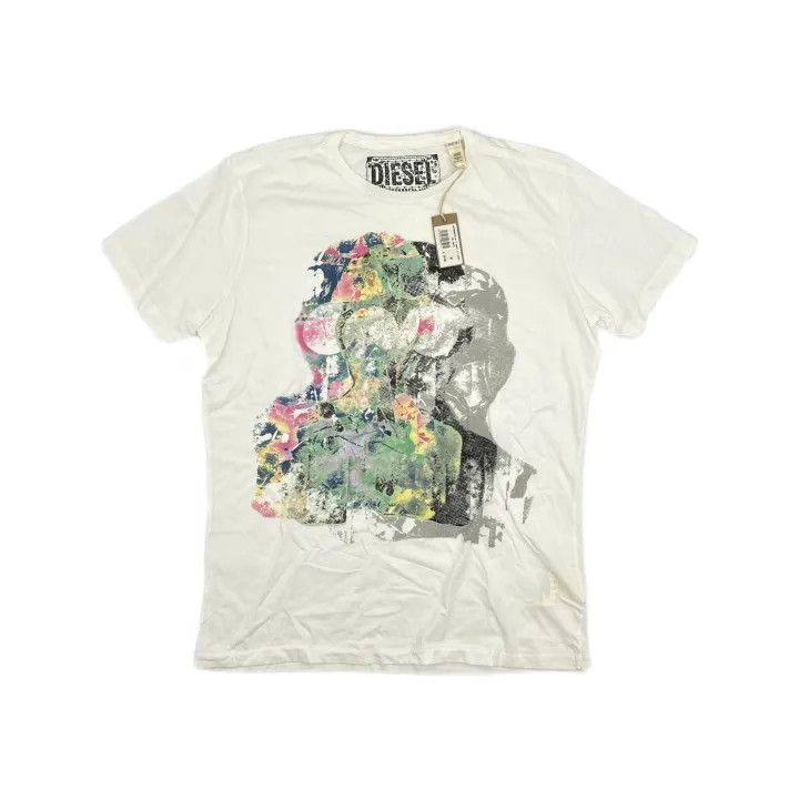 Diesel Diesel Layered Graphic Short Sleeve T-Shirt 0079 Size US M / EU 48-50 / 2 - 2 Thumbnail