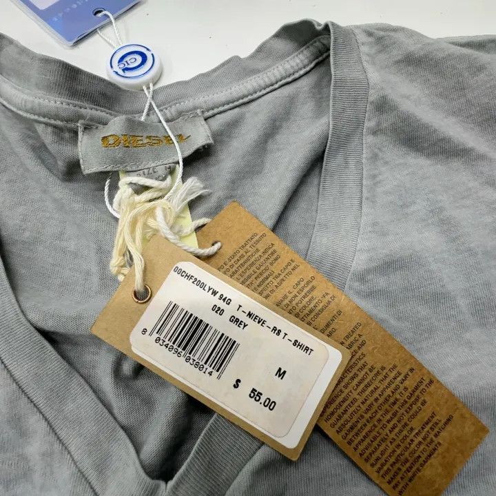 Diesel Diesel Casual Solid Short Sleeve T-Shirt 0079 Size US M / EU 48-50 / 2 - 5 Thumbnail