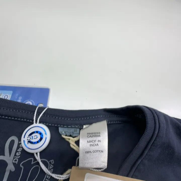 Diesel Diesel Casual Solid Color Letter Print T-Shirt 0079 Size US M / EU 48-50 / 2 - 4 Thumbnail