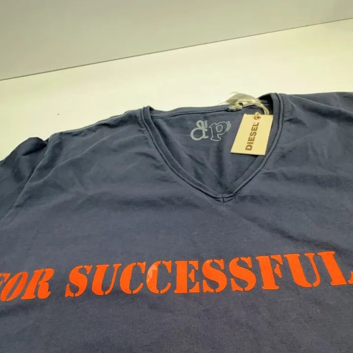 Diesel Diesel Casual Solid Color Letter Print T-Shirt 0079 Size US M / EU 48-50 / 2 - 7 Thumbnail