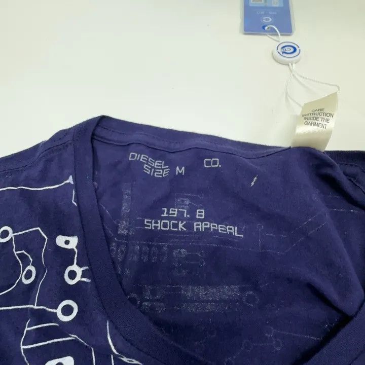 Diesel Diesel Casual Stylish Round Neck T-Shirt 0079 Size US M / EU 48-50 / 2 - 4 Thumbnail