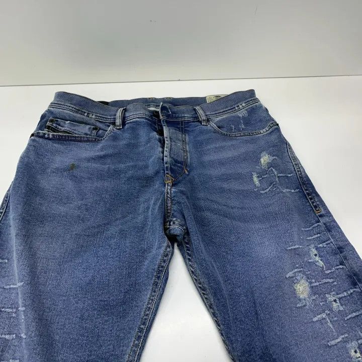 Diesel Diesel Casual Fashion Ripped Denim Pants 0079 Size US 31 - 8 Thumbnail
