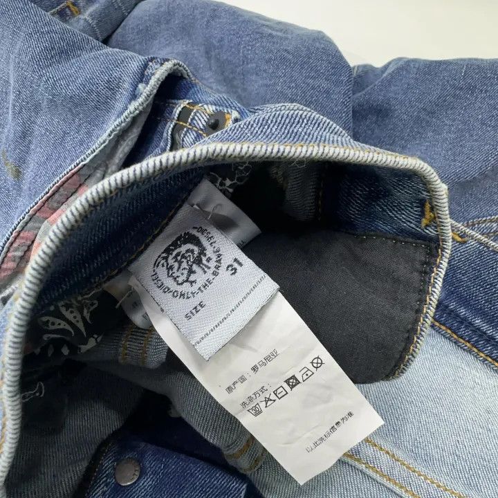 Diesel Diesel Casual Fashion Ripped Denim Pants 0079 Size US 31 - 4 Thumbnail
