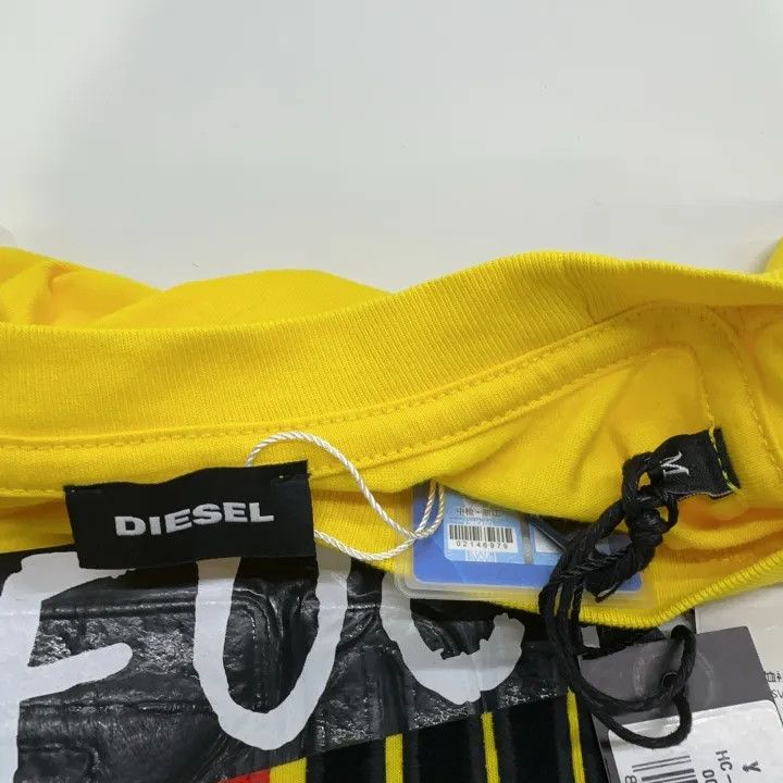 Diesel Diesel Yellow Graphic Short Sleeve Tee 0079 Size US M / EU 48-50 / 2 - 6 Thumbnail
