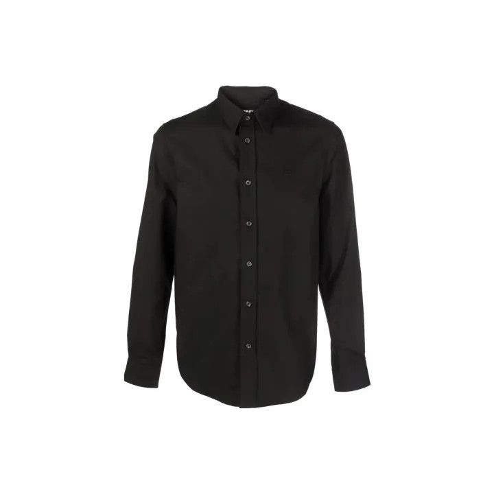 Diesel Diesel Black Long Sleeve Casual Shirt 0079 Size US L / EU 52-54 / 3 - 2 Thumbnail