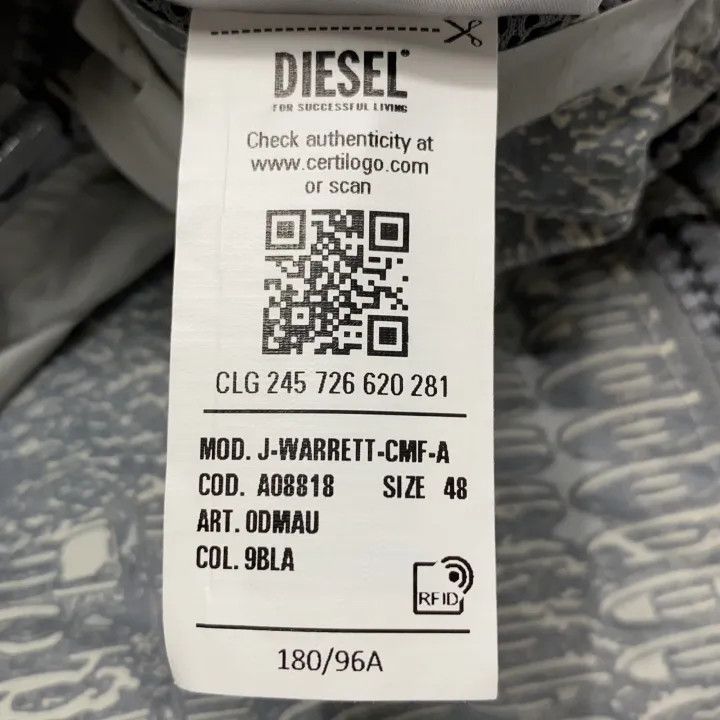 Diesel Diesel Hooded Zip-Up Jacket for Men 0079 Size US L / EU 52-54 / 3 - 6 Thumbnail
